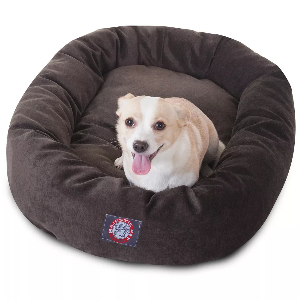 Majestic Pet Villa Bagel Pet Bed - 32'' X 23'' 3 Majestic Pet Villa Bagel Pet Bed - 32'' X 23''