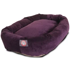 Majestic Pet Villa Bagel Pet Bed - 24'' X 19'' -PetPals Group shop 1983943 ALT