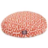 Majestic Pet Aruba Indoor Outdoor Round Dog Bed -PetPals Group shop 2292664 Orange