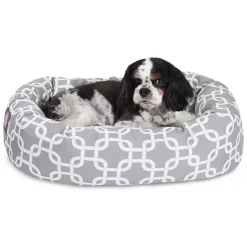 Majestic Pet Links Sherpa Indoor Outdoor Bagel Bed -PetPals Group shop 2292821 ALT2