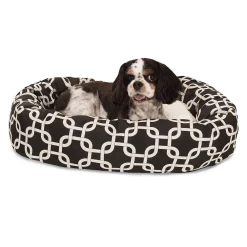Majestic Pet Links Sherpa Indoor Outdoor Bagel Bed -PetPals Group shop 2292821 ALT3