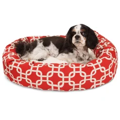 Majestic Pet Links Sherpa Indoor Outdoor Bagel Bed -PetPals Group shop 2292821 ALT4