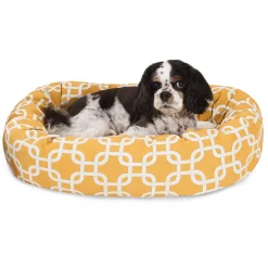 Majestic Pet Links Sherpa Indoor Outdoor Bagel Bed -PetPals Group shop 2292821 ALT5