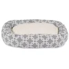 Majestic Pet Links Sherpa Indoor Outdoor Bagel Bed -PetPals Group shop 2292821 Gray