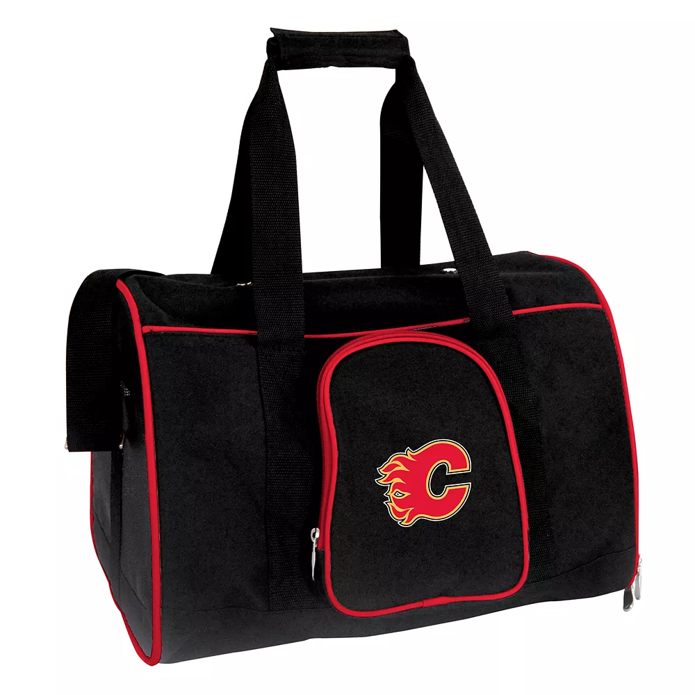 Mojo Calgary Flames 16-Inch Pet Carrier 3 Mojo Calgary Flames 16-Inch Pet Carrier