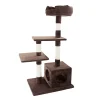 PetMaker 4-Tier Cat Tree With Penthouse Condo -PetPals Group shop 3695725