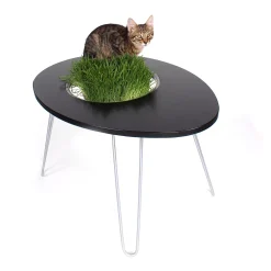 Hauspanther NestEgg Raised Cat Bed & Side Table -PetPals Group shop 3709303 ALT2