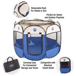 PetMaker Portable Pop Up Play Pen -PetPals Group shop 3712232 ALT4