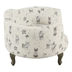 HomePop Pet Bed - French Bulldog Print -PetPals Group shop 3865789 ALT2