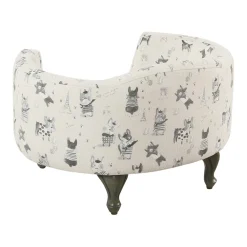 HomePop Pet Bed - French Bulldog Print -PetPals Group shop 3865789 ALT3