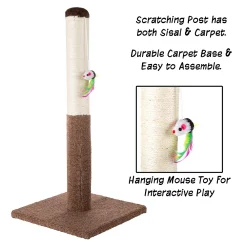 PetMaker Tall Cat Scratching Post -PetPals Group shop 3967665 ALT2