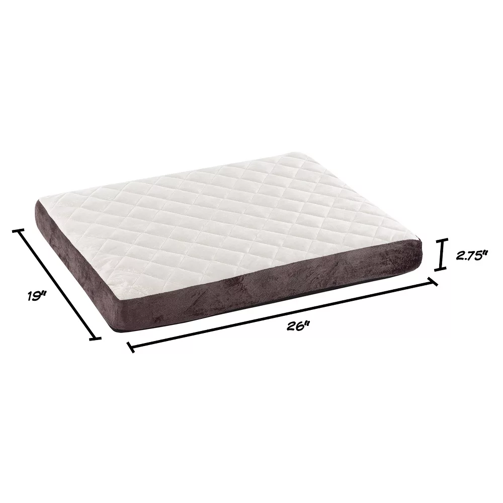 PetMaker Charcoal Infused Foam Crate Cushion - Small 4 PetMaker Charcoal Infused Foam Crate Cushion - Small - Image 2