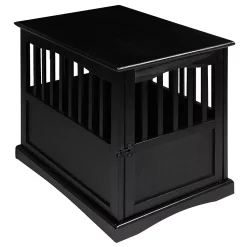 Casual Home Wood Pet Crate End Table