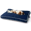 Lands' End Rectangular Canvas Dog Bed Cover -PetPals Group shop 4545074 Deep Sea Navy