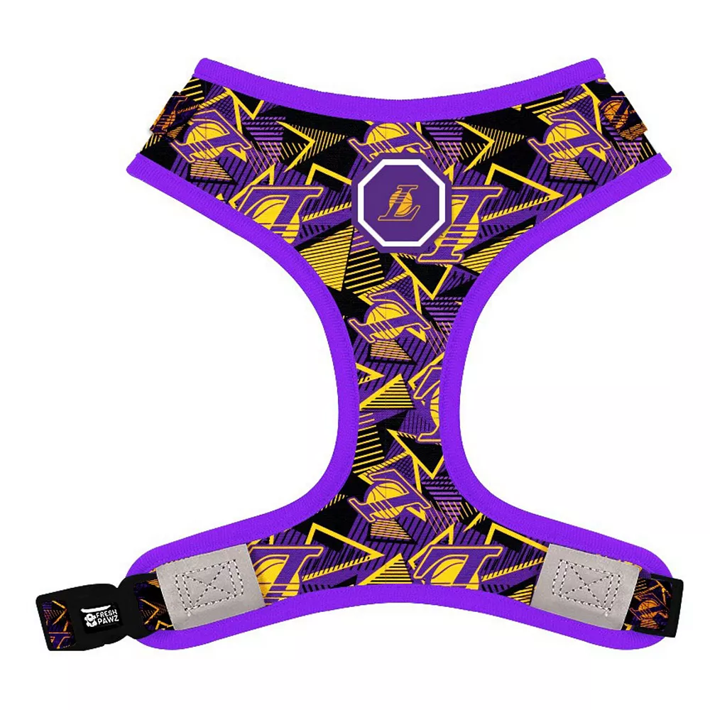 Unbranded Fresh Pawz Purple Los Angeles Lakers Adjustable Mesh Pet Harness 3 Unbranded Fresh Pawz Purple Los Angeles Lakers Adjustable Mesh Pet Harness