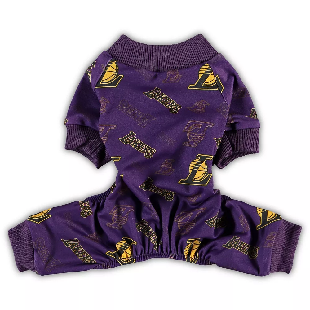 Fresh Pawz Los Angeles Lakers Dog Pajamas 4 Fresh Pawz Los Angeles Lakers Dog Pajamas - Image 2