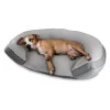 Canine Creations Arlee Home Oval Cuddler Dog Pet Bed -PetPals Group shop 4819141 Charcoal