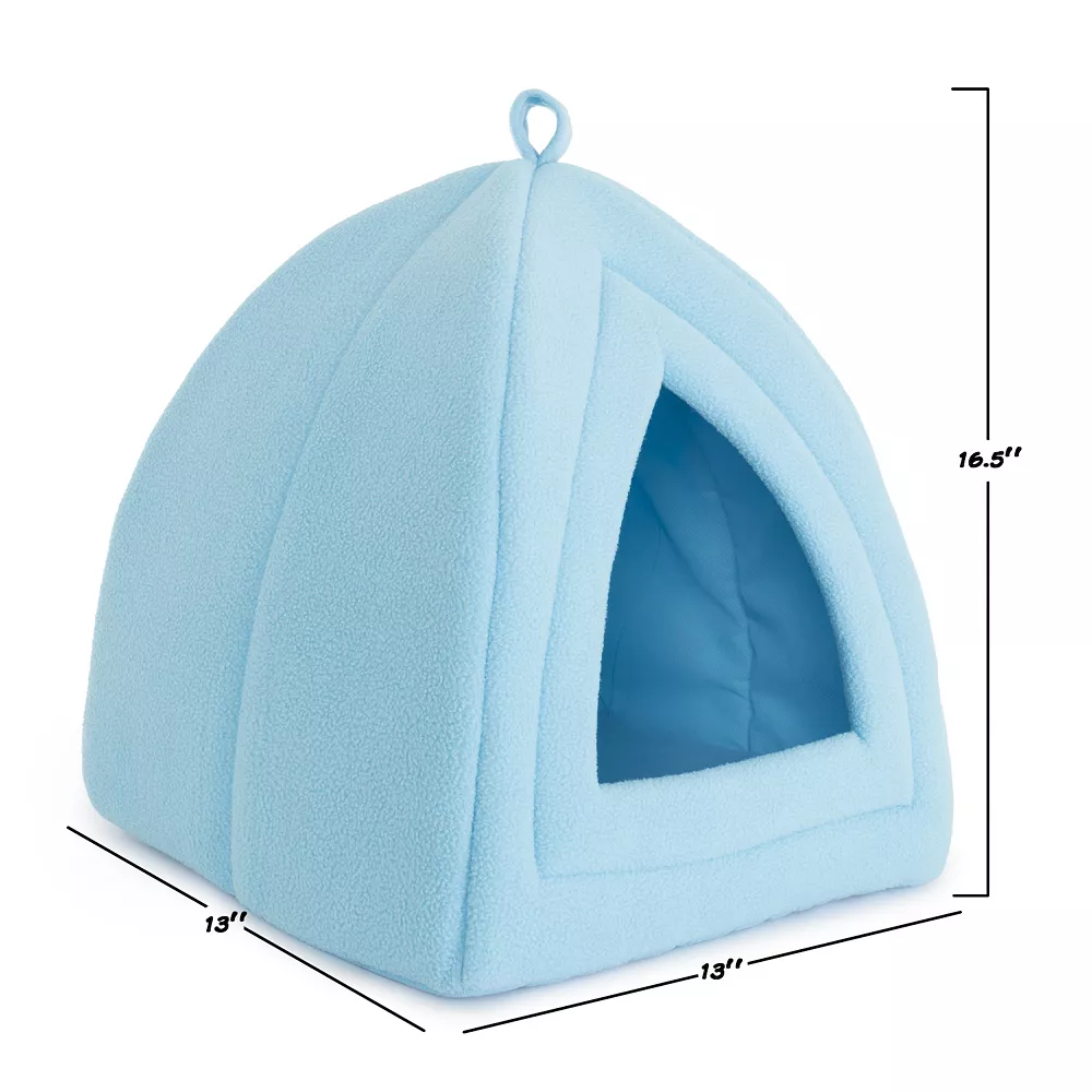 PetMaker Pet Pal Cozy Kitty Tent Igloo Plush Cat Bed 6 PetMaker Pet Pal Cozy Kitty Tent Igloo Plush Cat Bed - Image 4