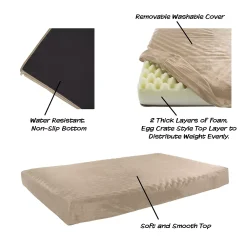 PetMaker Pet Pal Orthopedic Pet Bed - Egg Crate & Memory Foam -PetPals Group shop 4829963 ALT3