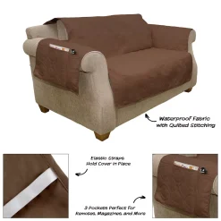 PetMaker Pet Pal Waterproof Protector Cover For Love Seat -PetPals Group shop 4829974 ALT2