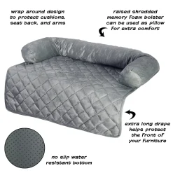 PetMaker Pet Pal Furniture Protector Pet Cover For Dogs & Cats With Shredded Memory Foam -PetPals Group shop 4830001 ALT3