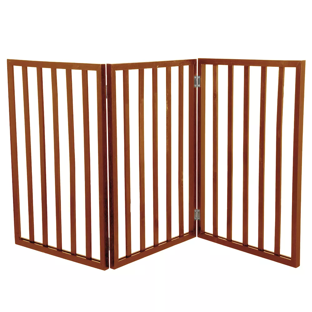 PetMaker Pet Pal Freestanding Wooden Pet Gate 3 PetMaker Pet Pal Freestanding Wooden Pet Gate