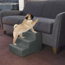 PetMaker Pet Pal High Density Foam Pet Stairs 3 Steps With Washable Cover -PetPals Group shop 4830023 ALT3