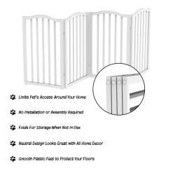 PetMaker Pet Pal Freestanding Pet Gate - 4 Panel -PetPals Group shop 4830024 ALT3