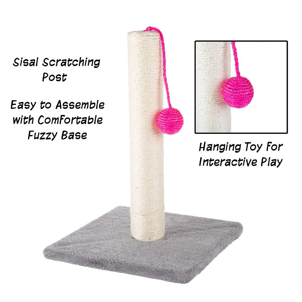 PetMaker Pet Pal 17-Inch Sisal Cat Scratching Post 6 PetMaker Pet Pal 17-Inch Sisal Cat Scratching Post - Image 4