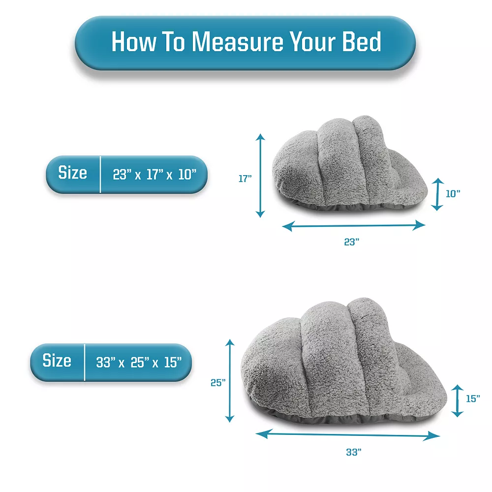 Sleepy Pet Slipper Oval Cuddler Pet Bed 5 Sleepy Pet Slipper Oval Cuddler Pet Bed - Image 3