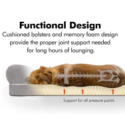 Friends Forever Hastings Pet Couch With Solid Memory Foam 11 Friends Forever Hastings Pet Couch With Solid Memory Foam -PetPals Group shop 4835930 ALT5