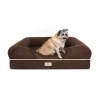 Friends Forever Hastings Pet Couch With Solid Memory Foam -PetPals Group shop 4835930 Brown