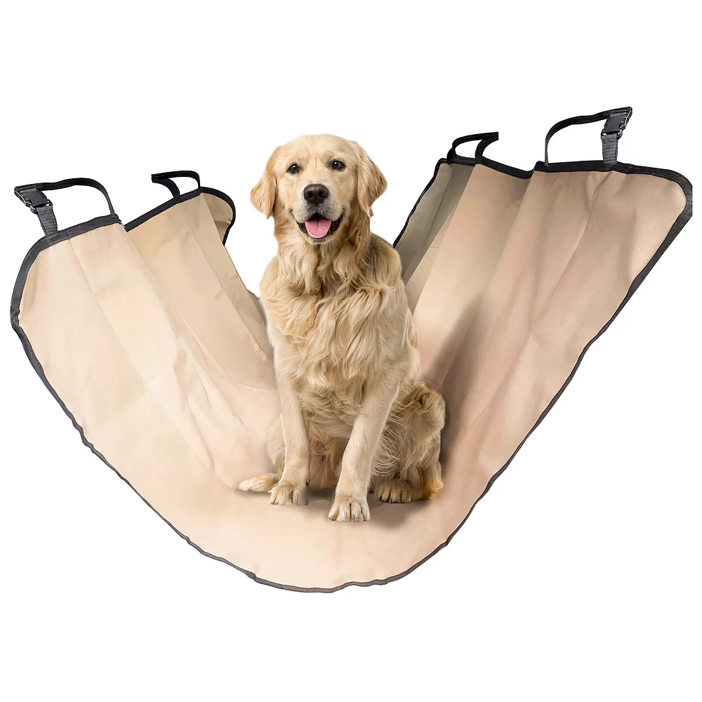 Precious Tails Waterproof Pet Car Back Seat Cover 3 Precious Tails Waterproof Pet Car Back Seat Cover