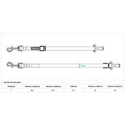 Blueberry Pet Classic Dog Seat Belt Tether 7 Blueberry Pet Classic Dog Seat Belt Tether -PetPals Group shop 5014451 ALT5