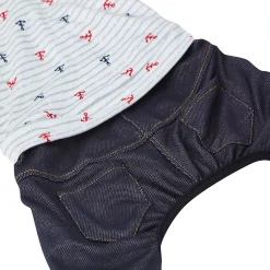 Blueberry Pet Sea Lover Dog Romper -PetPals Group shop 5015376 ALT4