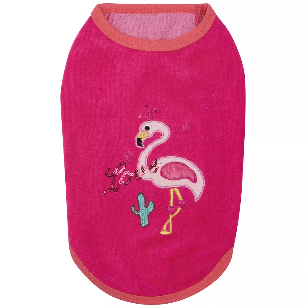 Blueberry Pet Flamingo Dog Pajamas 2-Pack 5 Blueberry Pet Flamingo Dog Pajamas 2-Pack - Image 3