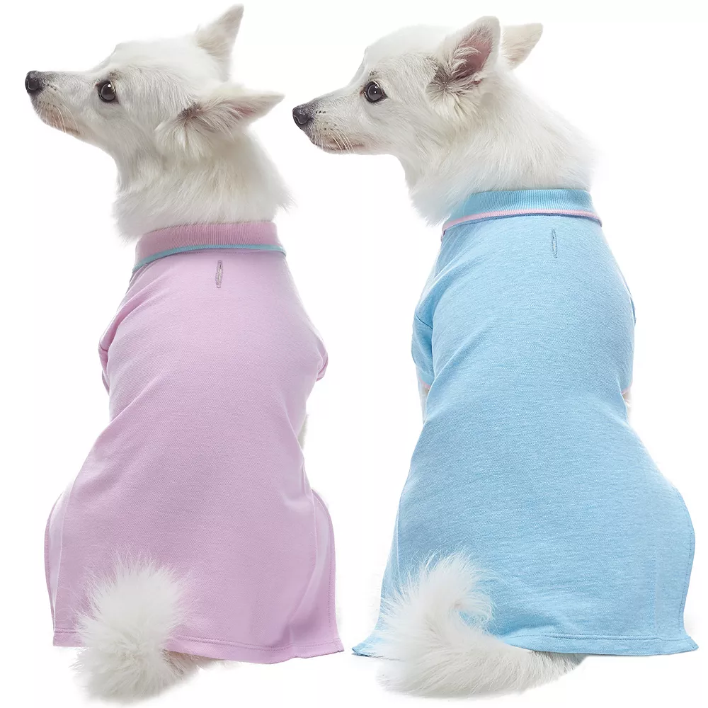 Blueberry Pet Back To Basic Dog Polos 2-Pack 4 Blueberry Pet Back To Basic Dog Polos 2-Pack - Image 2
