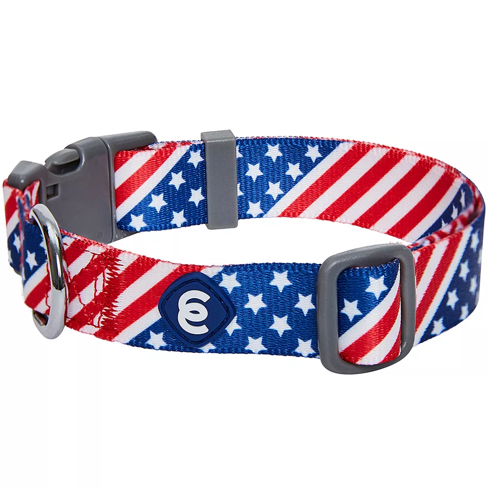 Blueberry Pet American Flag Dog Collar 3 Blueberry Pet American Flag Dog Collar