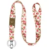 Blueberry Pet Floral Rose Lanyard -PetPals Group shop 5016703 Ivory
