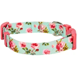 Blueberry Pet Floral Rose Dog Collar -PetPals Group shop 5016721 ALT3