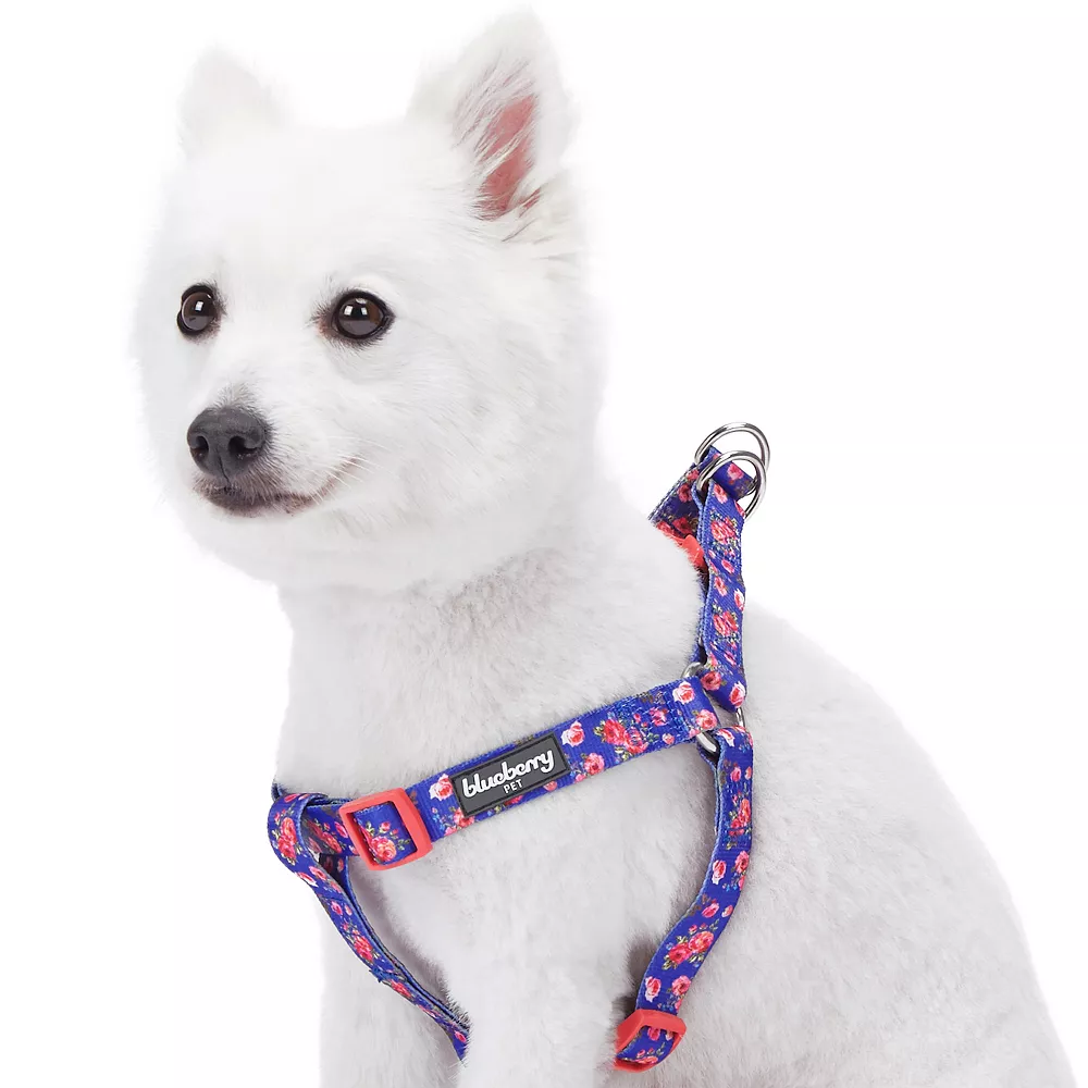 Blueberry Pet Floral Rose Dog Harness 5 Blueberry Pet Floral Rose Dog Harness - Image 3