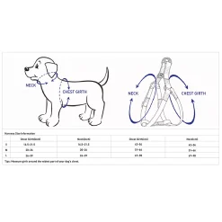 Blueberry Pet Floral Rose Dog Harness 11 Blueberry Pet Floral Rose Dog Harness -PetPals Group shop 5016723 ALT5