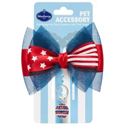Blueberry Pet Bow & Disco Ball Pet Accessory 2-Pack