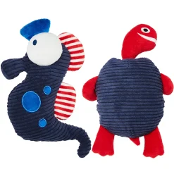 Blueberry Pet Turtle & Seahorse Dog Toy Set 6 Blueberry Pet Turtle & Seahorse Dog Toy Set -PetPals Group shop 5016780 ALT