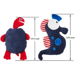 Blueberry Pet Turtle & Seahorse Dog Toy Set 7 Blueberry Pet Turtle & Seahorse Dog Toy Set -PetPals Group shop 5016780 ALT2