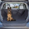 Trademark Poker Petmaker 80-PET6045 Cargo Liner Dog Waterproof Seat Cover With Non-Slip Trunk Pet Travel Mat, Black -PetPals Group shop 5087477