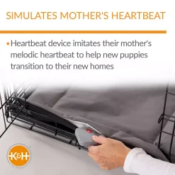 K And H Pet Products K&H Pet Mother's Heartbeat Puppy Crate Pad - Water-Resistant -PetPals Group shop 5199003 ALT2