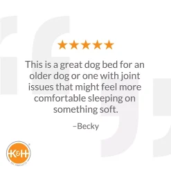 K And H Pet Products K&H Pet Pillowtop Ortho Lounger Pet Bed -PetPals Group shop 5199004 ALT6