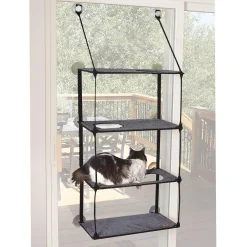K And H Pet Products K&H Pet EZ Mount Quad Stack Cat Window Bed