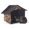 K And H Pet Products K&H Pet Outdoor Kitty Dining Room -PetPals Group shop 5207802 Real Tree